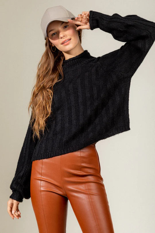 Aria Sweater- Black