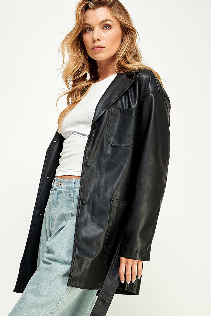 City Girl Belted Jacket