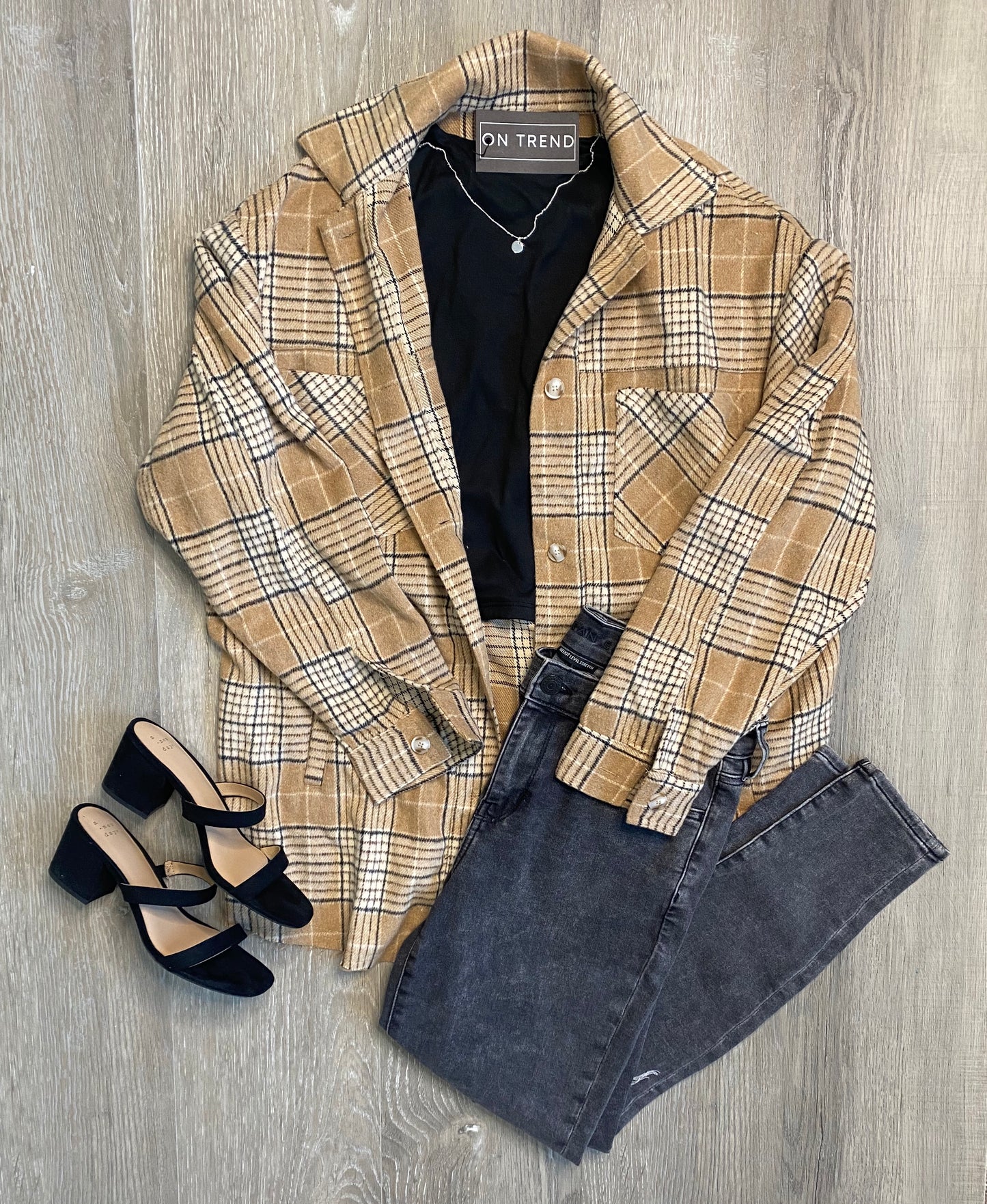 Elizabeth Flannel -Tan