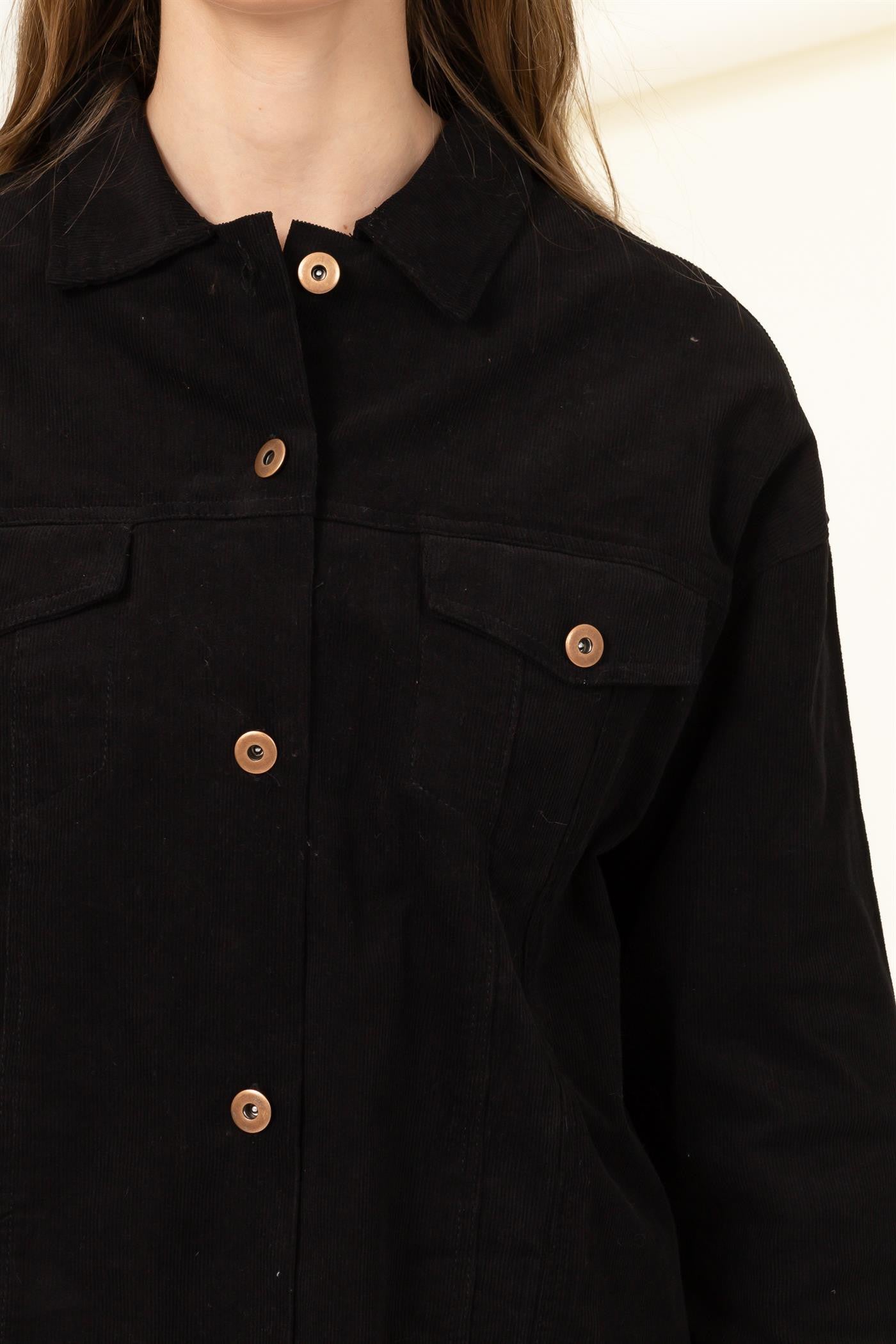 Aspen Corduroy Jacket (Black)