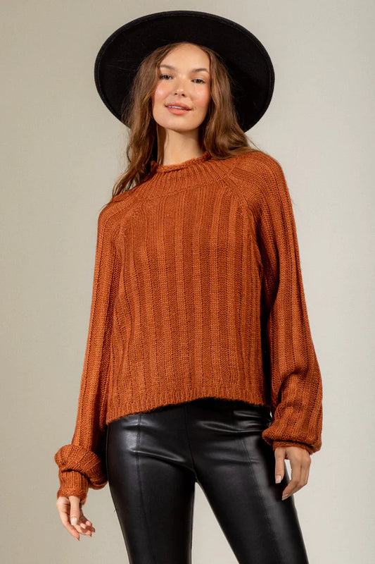 Aria Sweater- Copper