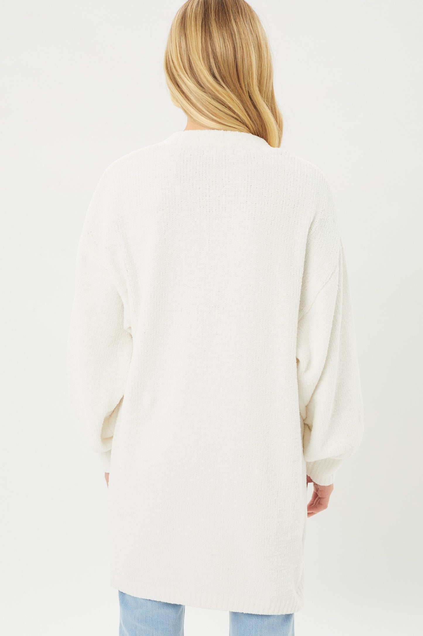 Staying Cozy Cardigan (Ivory)