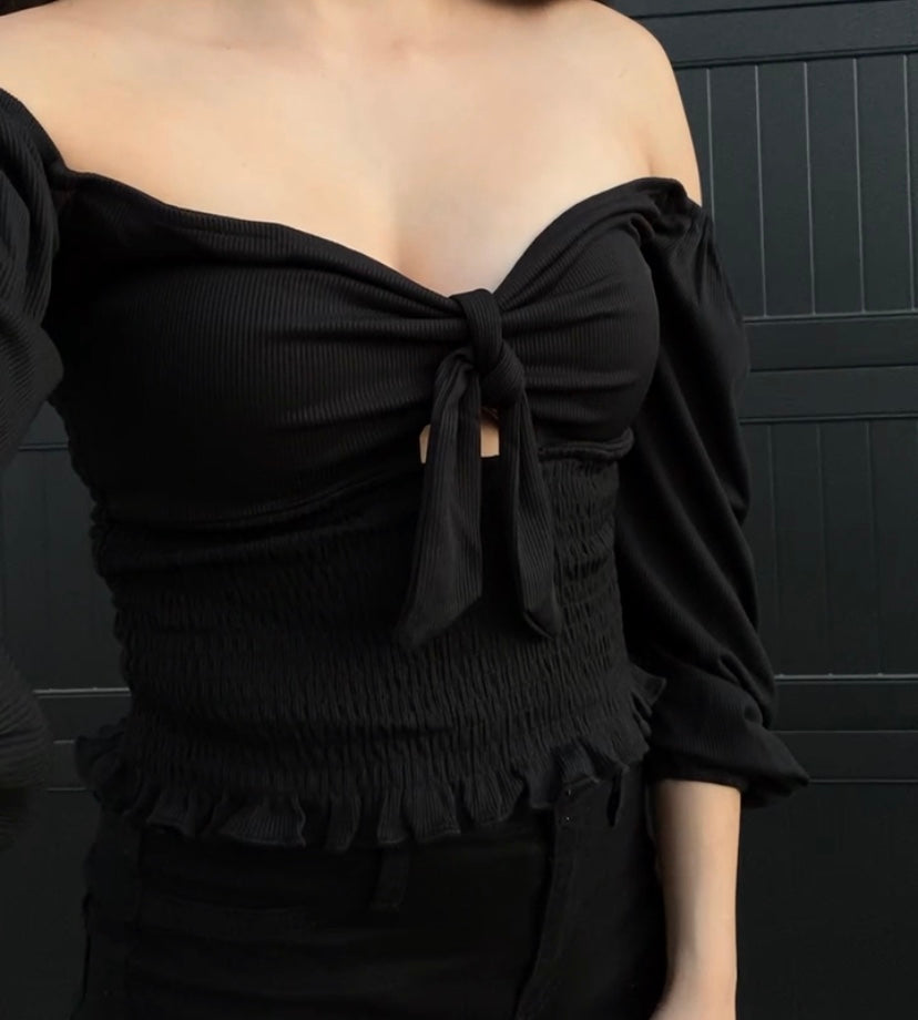 Brunch Date Top (Black)