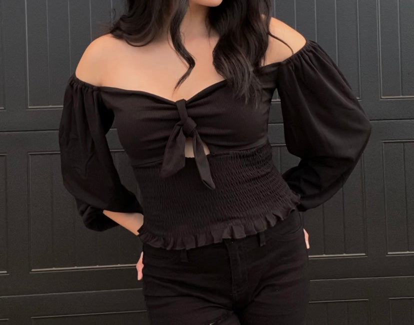 Brunch Date Top (Black)