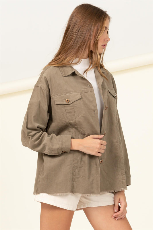 Aspen Corduroy Jacket (Olive)