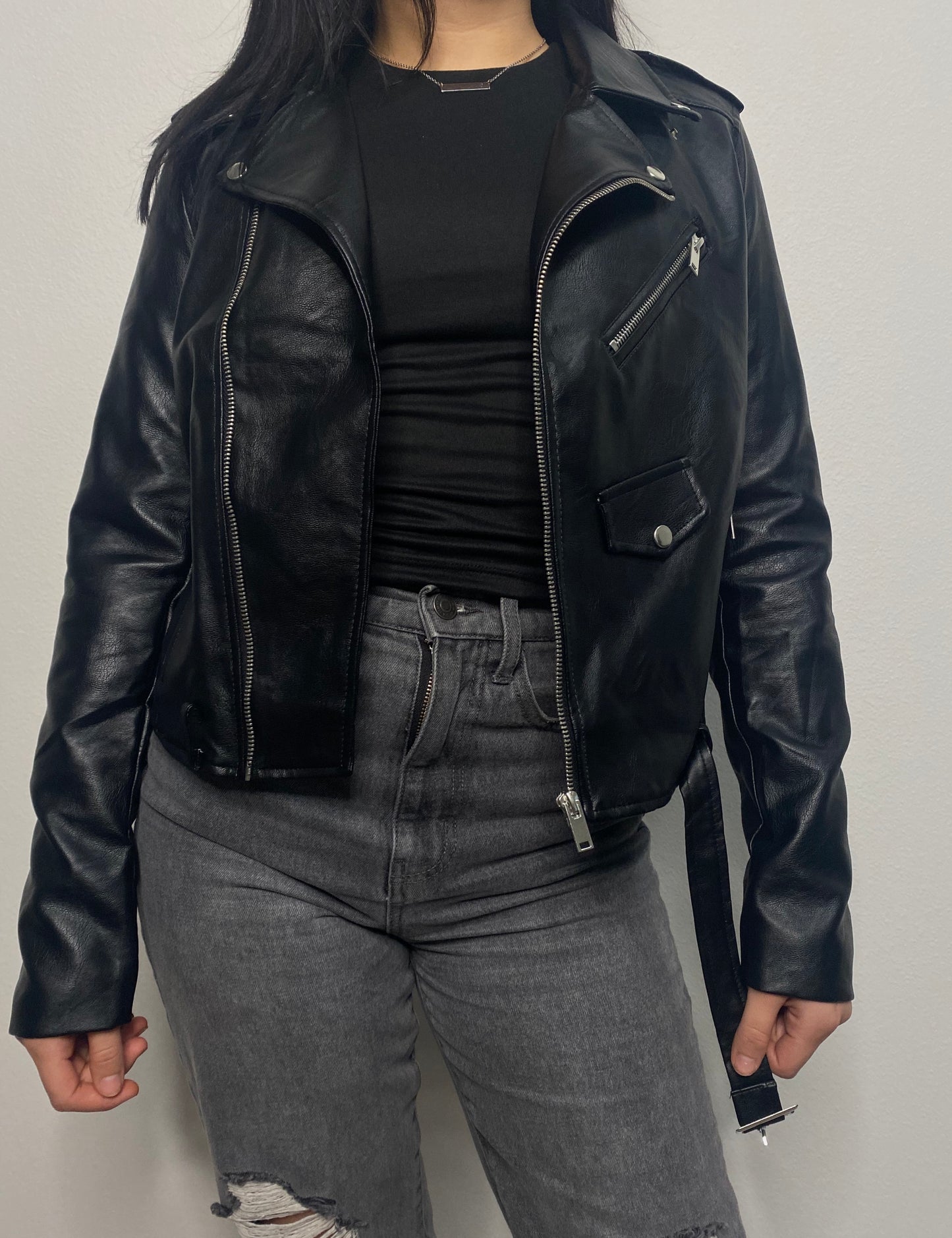 Edgy Leather Jacket