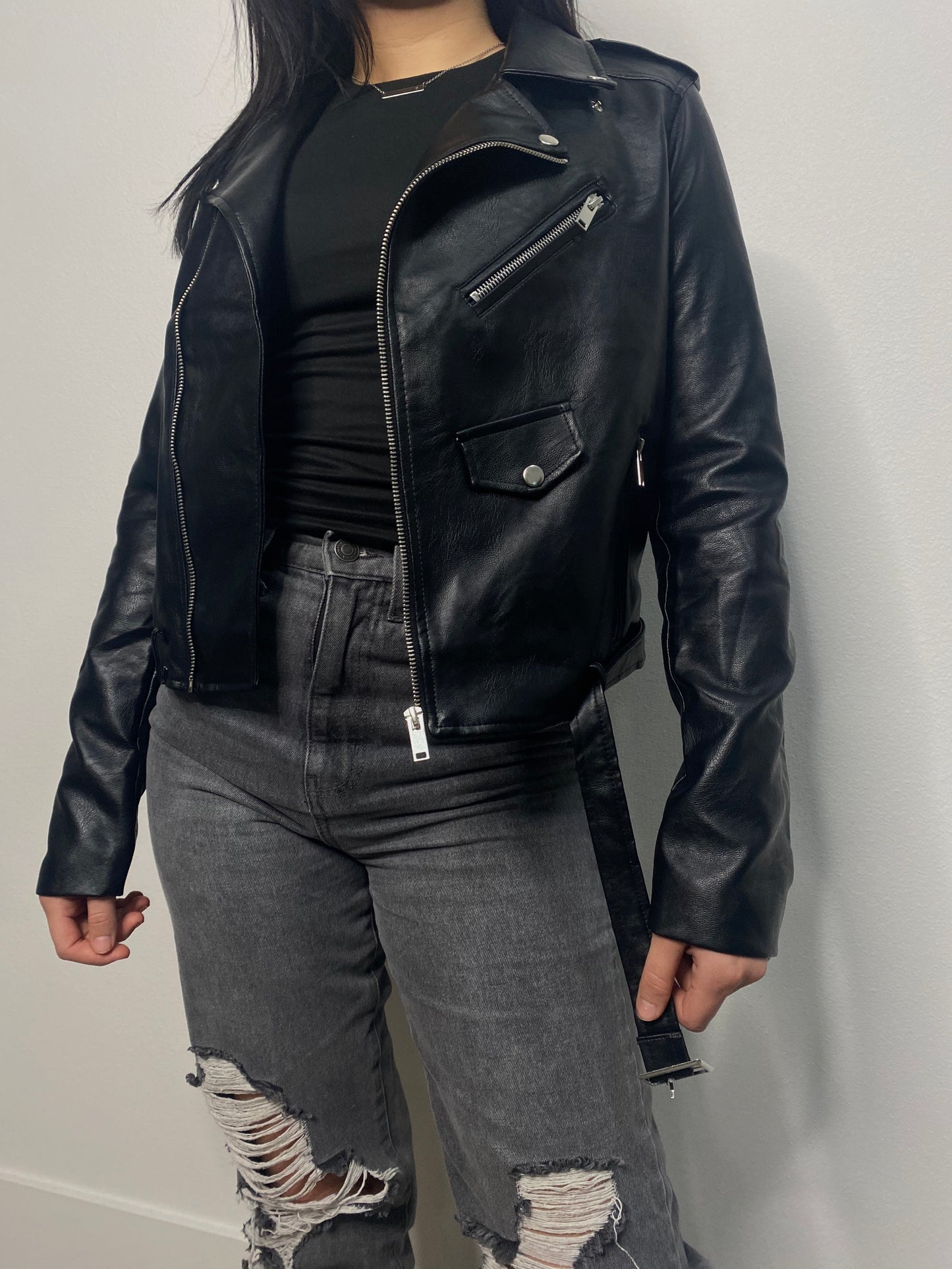 Edgy Leather Jacket