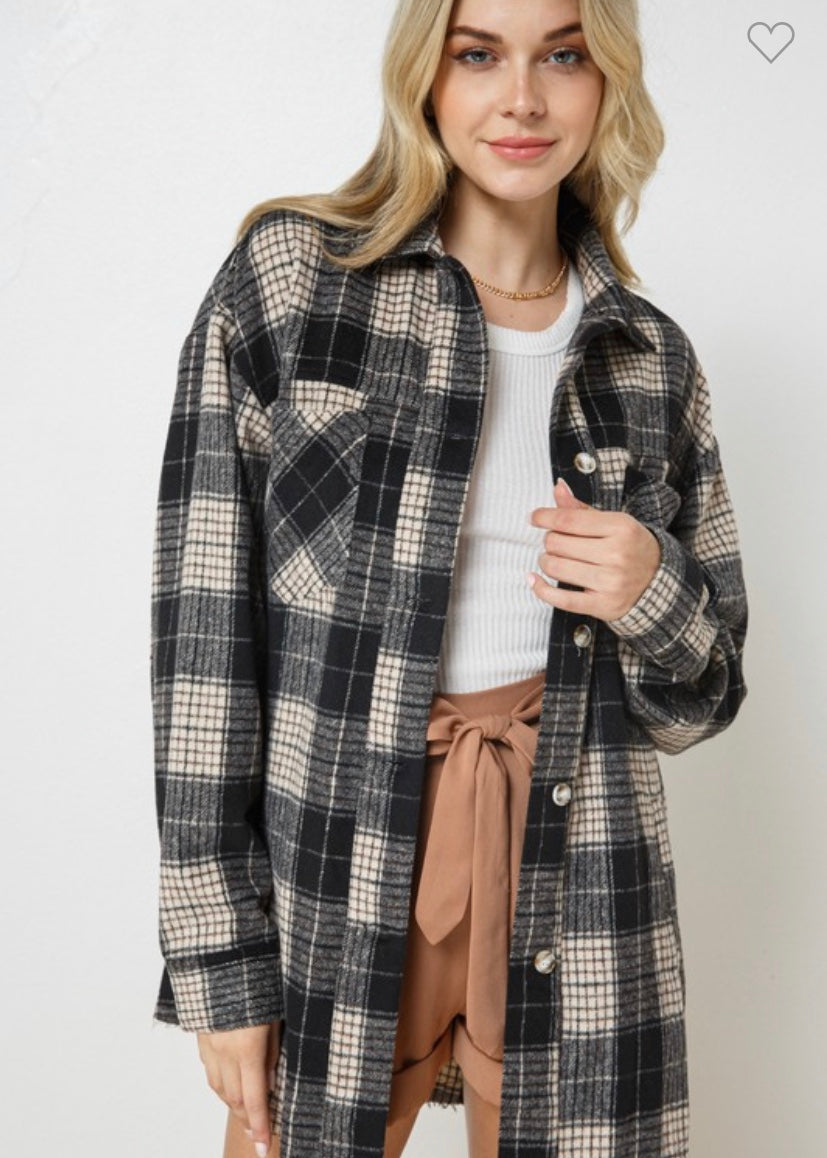 Elizabeth flannel-Black